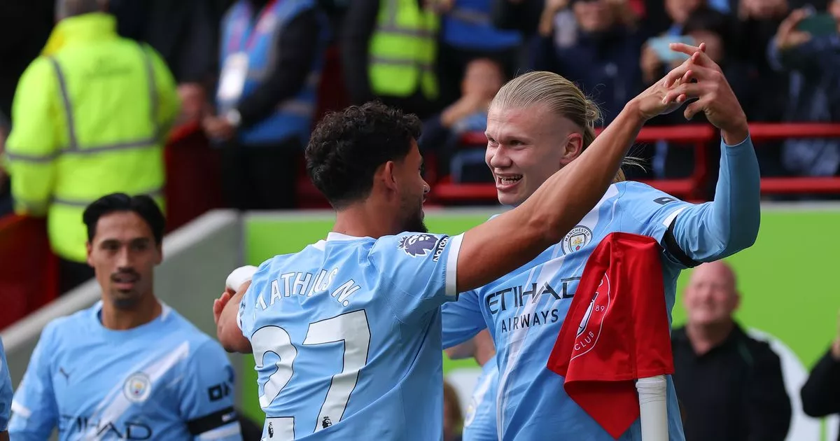 Manchester City secures a hard-fought victory over Brentford